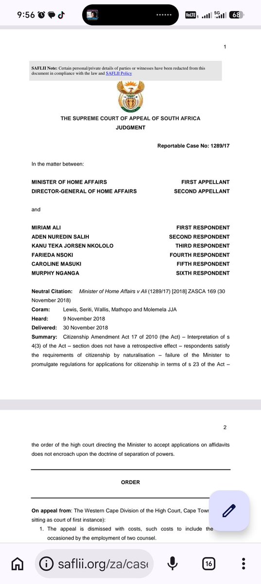 morwa_sebata's tweet photo. @FatKyl3 @the_judges85 @eNCA He is not correct. Read https://t.co/j08fsuVCGk