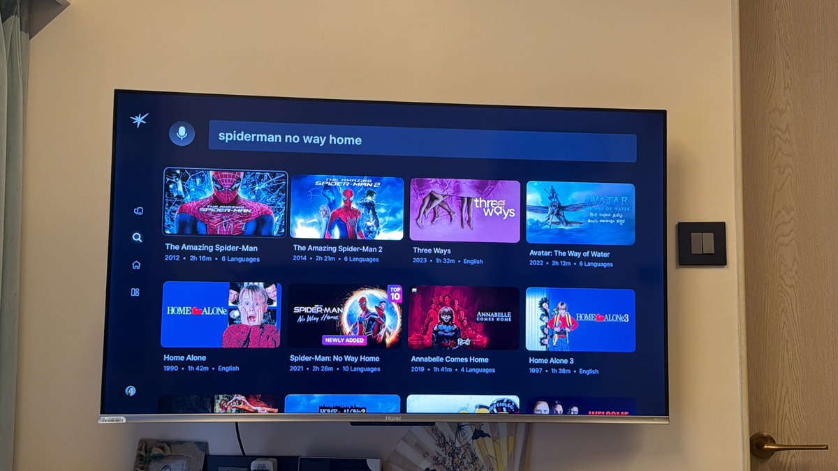 AdT_Wadhan's tweet photo. @hotstar_helps please explain this, when I search a movie. How is that movie not the first, not the second, not the third, but the sixth option? https://t.co/z9tQw8NYZx