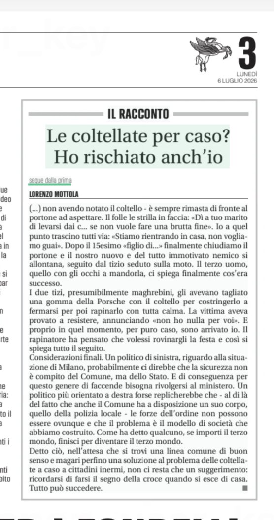 AntonioSocci1's tweet photo. Leggete l'editoriale di Lorenzo Mottola. E' quello che può capitare a tutti noi ogni giorno. Mentre il #Papa va a Lampedusa a sponsorizzare l'immigrazione di massa e a colpevolizzare noi come non accoglienti. Lui intanto se ne sta nella villa di Castelgandolfo dietro alte mura... https://t.co/NyI01FzFsU