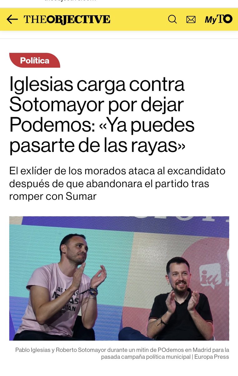 RafaServa2's tweet photo. @RbSotomayor A ver si vamos a pensar que tu anterior amo tenía razón. https://t.co/v391rAF5qC