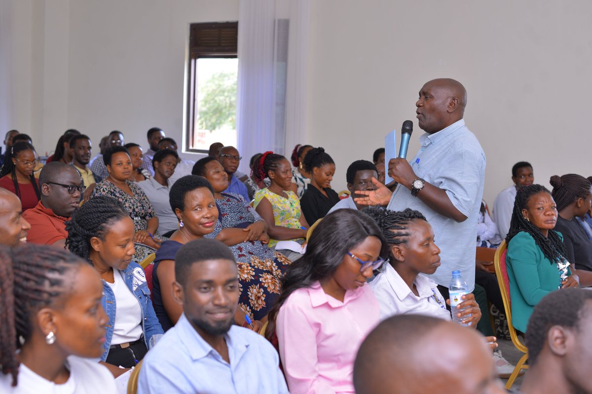 MbararaUST's tweet photo. Mr. Jonasi Tumwiine, the guest speaker, challenged participants to prioritize personal growth and wellness, emphasizing that a strong institution is built by healthy, motivated, and empowered staff. 

His session encouraged continuous self-improvement both at work and beyond. https://t.co/EwqxmdROFo