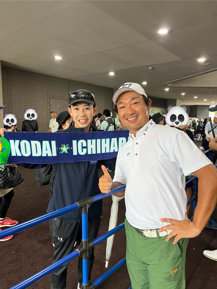 torasyacho's tweet photo. ⛳️【JPC byサトウ食品】応援有難うございました〜🏌️‍♂️🐼 https://t.co/KhIc9jDpDo