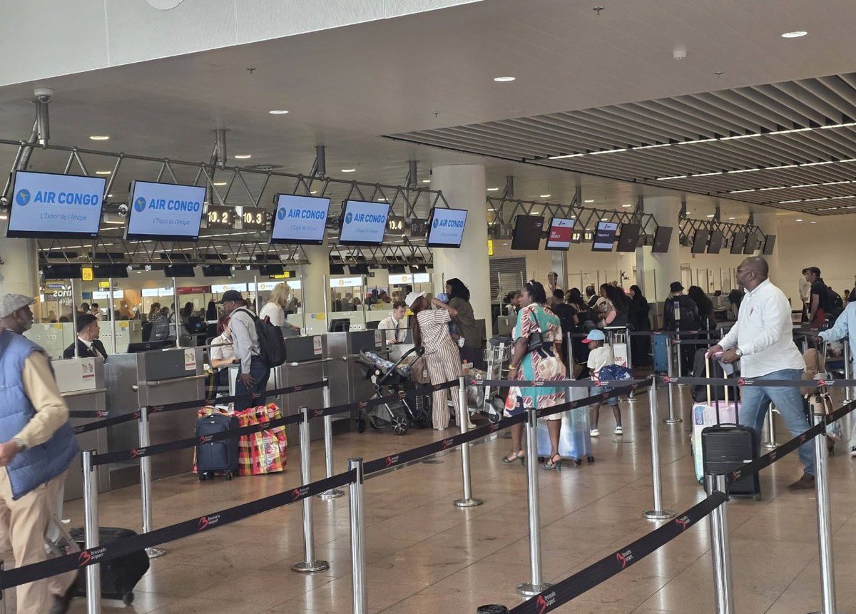 RHRDC2028's tweet photo. Une immense fierté pour notre nation ! Air Congo est de retour sur la scène internationale. Désormais, il est possible de voyager de la Belgique à Kinshasa à bord de notre compagnie aérienne nationale.

Sous l’impulsion du Président Félix Tshisekedi, le Congo continue de bâtir une nation plus forte, plus fière et tournée vers l’avenir.

Vive la République Démocratique du Congo ! Vive le Congo ! 🇨🇩✈️

🇨🇩 A proud moment for our nation! Air Congo is back on the international stage. You can now fly from Belgium to Kinshasa with our national airline.

Under the leadership of Félix Tshisekedi, the Democratic Republic of the Congo continues working to build a stronger, prouder, and more prosperous nation.

Vive le Congo! 🇨🇩✈️
