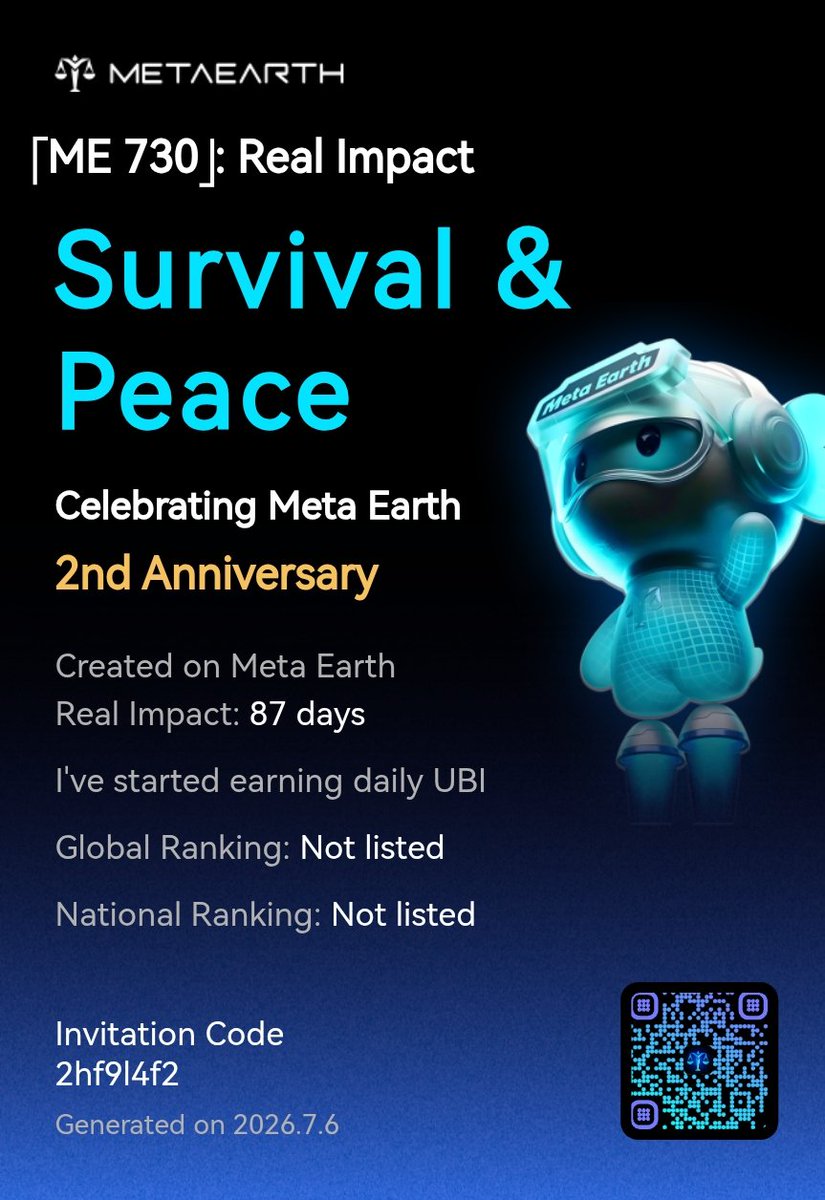 SyedBisharat2's tweet photo. 「ME 730」: Real Impact I’ve started earning daily unconditional basic Income and helping more people do the same. Create your impact with us and win up to $20,000 in rewards! Join here:... Read more:
https://t.co/GUPkUeusDv https://t.co/BQSXjZeQ0t