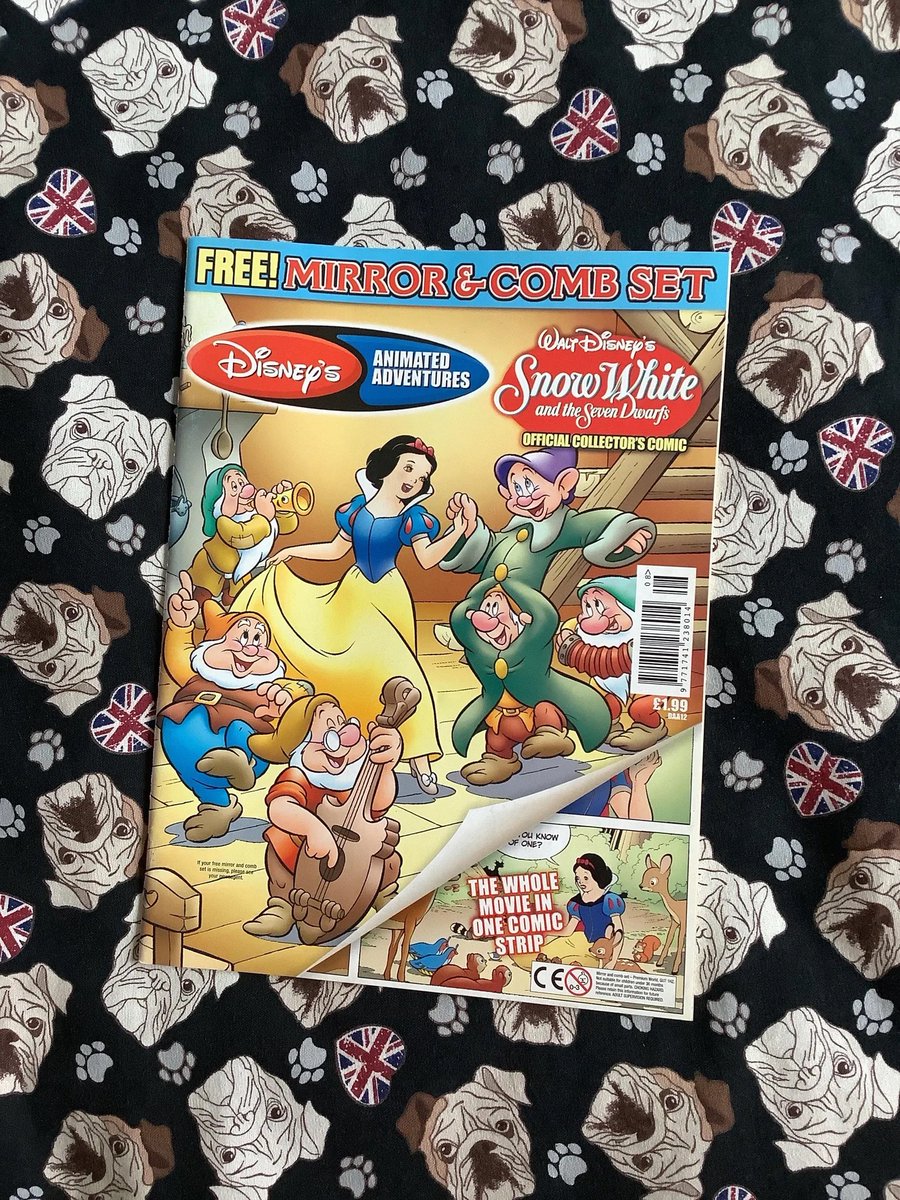 WatsonsVintage's tweet photo. The WHOLE Movie in one comic strip story! Rare Vintage circa 2003 Walt Disney's Snow White and the Seven Dwarfs Official Collector's Comic https://t.co/2GF0u1ZFfM via @Etsy #VintageComics #SnowWhite #SevenDwarfs #WaltDisney #CollectableComic https://t.co/AJOsDACgB1