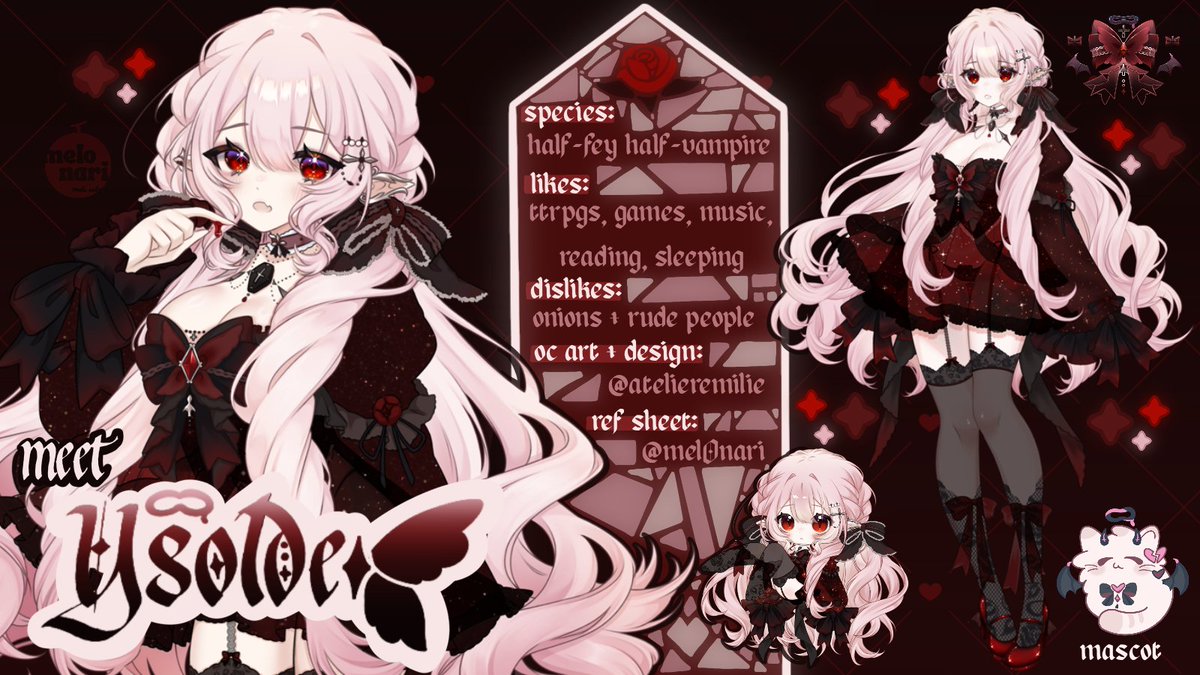 ysoldesinclair's tweet photo. ✦ Hiya! ✦
My name is Ysolde and I like to play games and TTRPGs. I yap alot sometimes and stream on Twitch when I can.
Nice to meet you!! ✦ https://t.co/HmFQuUYQtC