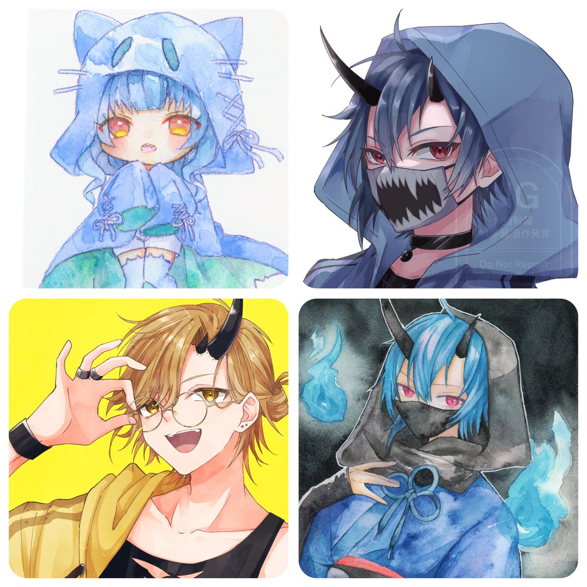 hinagi_ito's tweet photo. #夏の創作クラスタフォロー祭り
#絵描きさんと繋がりたい
 #OC
創作メイン垢最初のタグ！
今まで作画はデジタルメインでしたが、最近透明水彩などにも挑戦中です🙌 https://t.co/M6vc1dkgYF