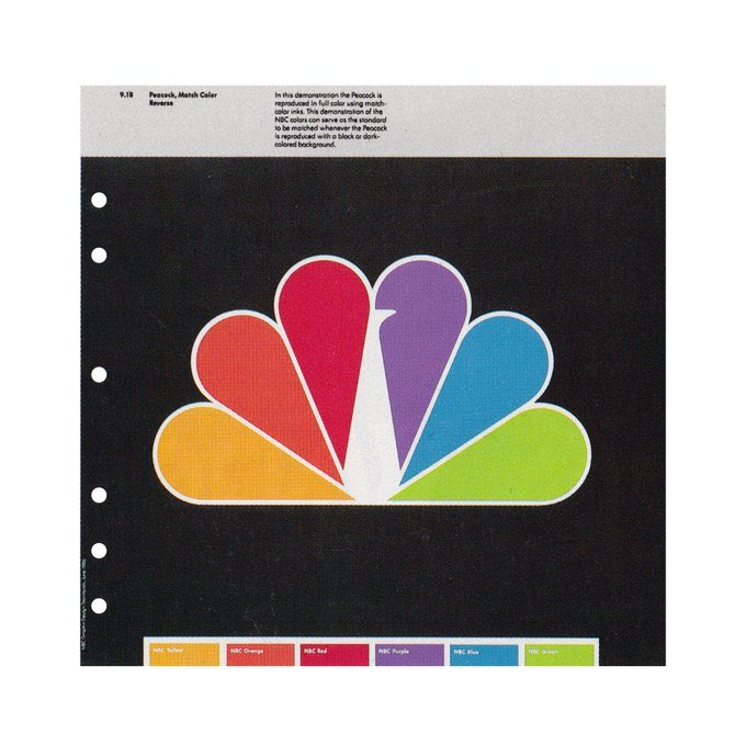 LogoArchive's tweet photo. NBC Guidelines 1986 by Ivan Chermayeff, Thomas Geismar &amp; Steff Geissbuhler, Chermayeff &amp; Geismar Associates.

Discover more logos at https://t.co/2OFIoglbzt

#logos #branding #logodesign #designhistory #graphicdesign https://t.co/8IVb9Y3ytG