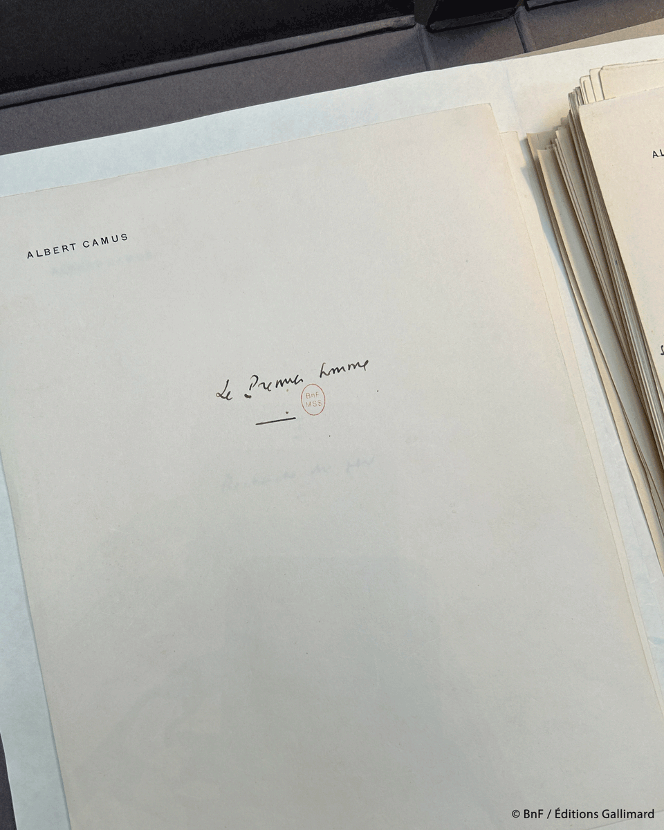 laBnF's tweet photo. Retrouvez l'interview d'Élisabeth Maisondieu-Camus, petite-fille d'Albert Camus, qui revient sur une sélection d'œuvres du fonds Camus entré dans les collections de @laBnF : https://t.co/3KtbAwGUYB https://t.co/0IFHLXtJxc