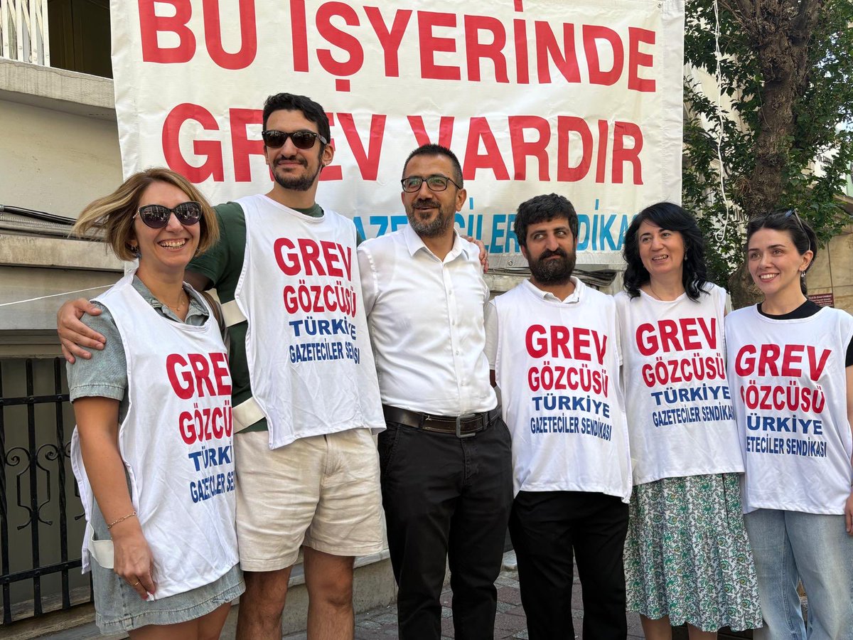 FulyaOzerkan's tweet photo. Again #AFP strike, we are fighting for our basic rights, thank you for all your solidarity 🙏 https://t.co/oETEGK36lP
