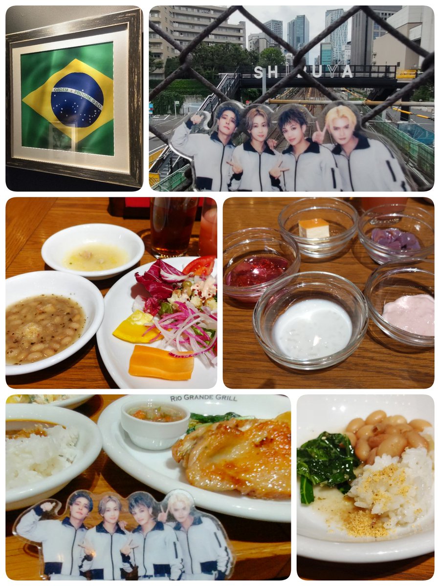 k_ex0926's tweet photo. "ココニイル"聴きながら2駅お散歩してブラジル料理食べに行ってきた😋🍴🇧🇷
ブラジルのライブ楽しそうだったなぁ🐺🎤💕
初カンジャとフェジョン🙌✨
めっちゃ美味しいー😋💓
メイン料理を注文すると他の物は食べ放題です🤗
#WHH 
#WHH_ココニイル 
#WOLFHOWLHARMONY
🐺🫂❤️‍🩹https://t.co/EFMuxrheiQ https://t.co/Mz12AGljVn