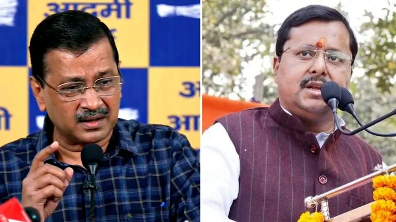 Pamphlet_in's tweet photo. Arvind Kejriwal’s arrogance again on full display, asks BJP President Nitin Nabin “Who are you” https://t.co/QvsFcO3Yzh https://t.co/itlL4WY2hV