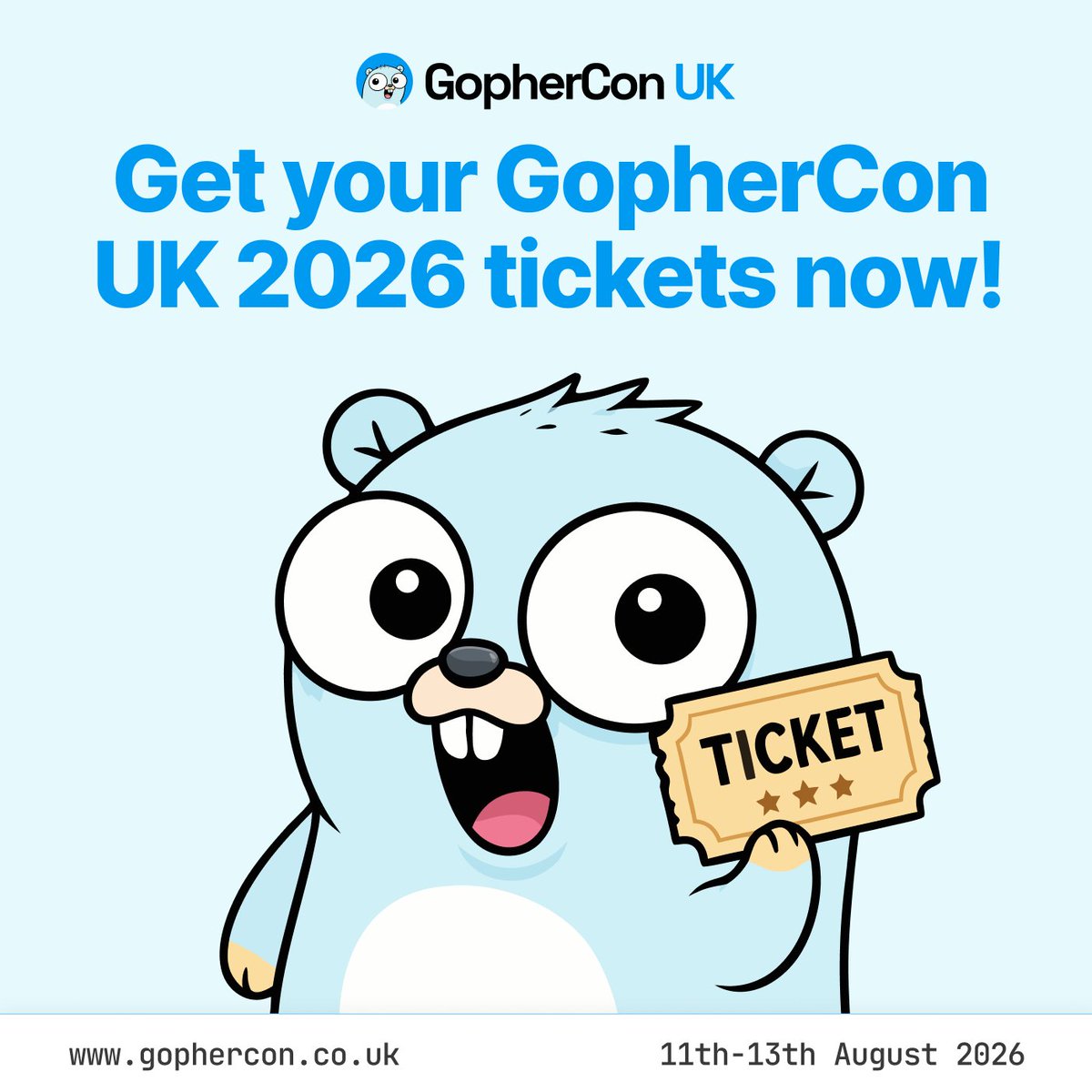 GopherCon UK tweet media