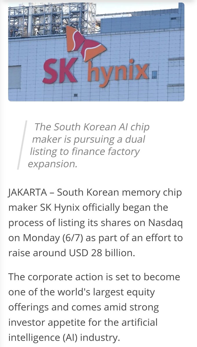 RE_DI_DIVIDENDI's tweet photo. #SkHynix entrerà nel #Nasdaq giovedì.. tornerà a spingere ?a breve sarà negoziabile anche da banca italiana online
27m Wof Memory Phoenix Autocall on iShares MSCI South Korea ETF, Nasdaq-100 Index in EUR - Marex Financial https://t.co/R67ZcaswR3
#kopsi #semiconduttori #chip #AI https://t.co/XijiHmYL80