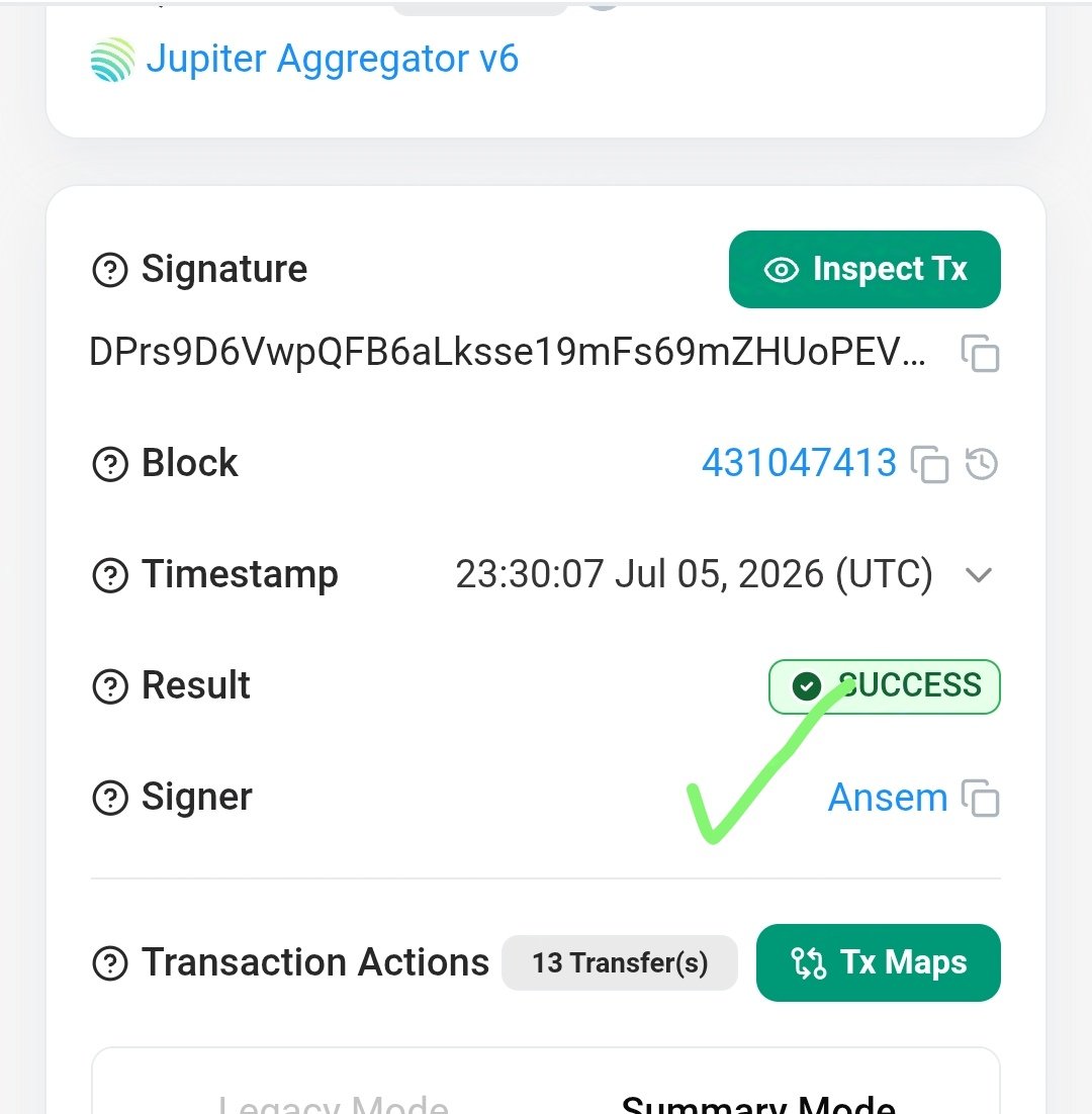 EuyAji's tweet photo. @blknoiz06 "Always verify it on the blockchain and make sure the signer is Ansem himself." https://t.co/7Z8NqxTAPB