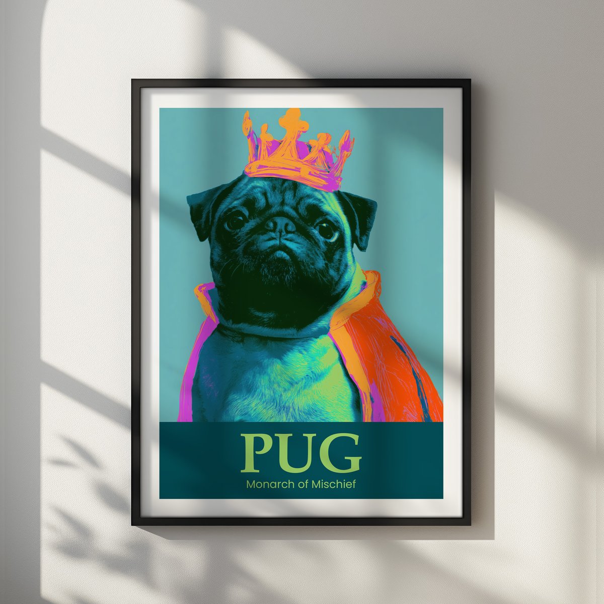 markedartprints's tweet photo. Pug, Monarch of Mischief Wall Art
https://t.co/vHxAXZ1olK
#pug #pugart #puglife #puglove #pugsofinstagram #dogart #dogwallart #petart #animalart #dogillustration #modernanimalart #contemporaryart #colourfulart #quirkyart #funart #doglover #petlover #wallartdecor #artprintshop https://t.co/ho5lYYbzMP