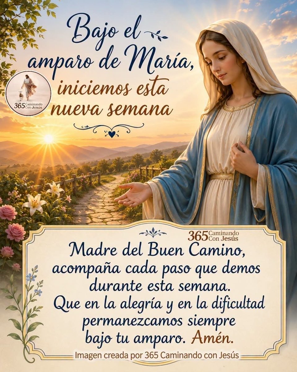 jalisco52's tweet photo. Buenos días 

Que nuestra Madre Santísima tome de su mano a cada familia, fortalezca nuestra fe, consuele nuestros corazones y nos conduzca siempre hacia su Hijo, Jesús.
Que esta semana esté llena de paz, esperanza y abundantes bendiciones para todos. https://t.co/SlMznLgJYG