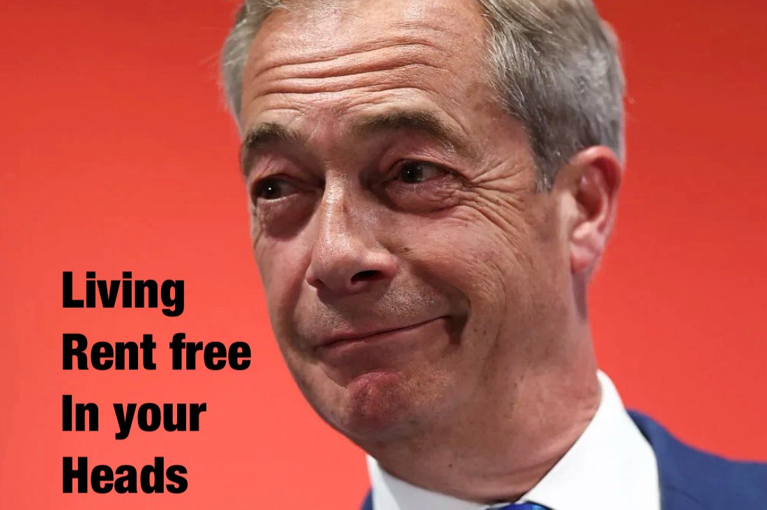 N69H's tweet photo. So dear old Nigel owns 5 homes mortgage free, yet lives in none of them, instead he chooses to live rent free in tens of thousands of establishment cronies and haters heads, good on ya Nige 👍🏻😊 https://t.co/sW4OIiHRFD