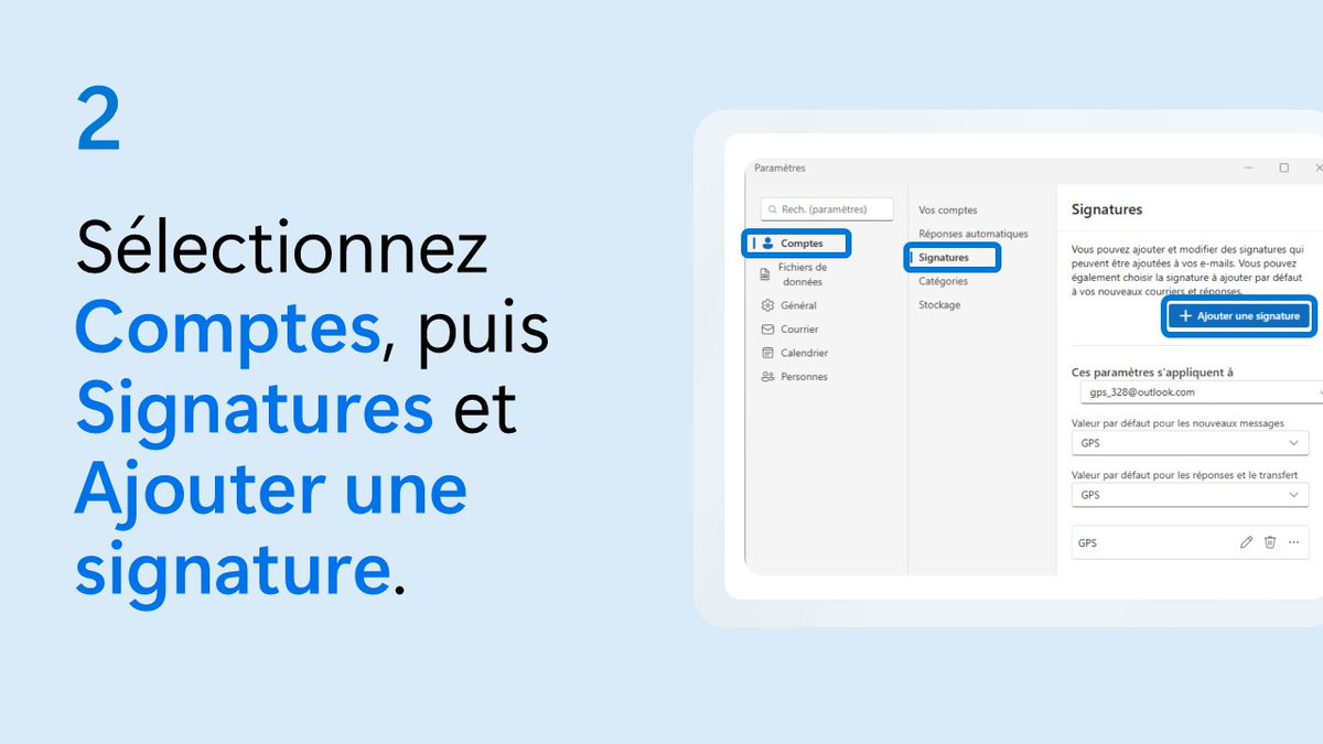 MSVousAide's tweet photo. Soignez votre signature 🖋️✨.
Ajoutez une nouvelle signature dans Outlook :

https://t.co/S5BbA41Jyt https://t.co/DxaPSAGHNc
