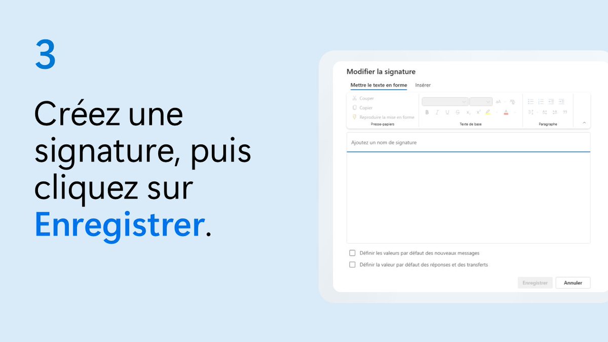 MSVousAide's tweet photo. Soignez votre signature 🖋️✨.
Ajoutez une nouvelle signature dans Outlook :

https://t.co/S5BbA41Jyt https://t.co/DxaPSAGHNc