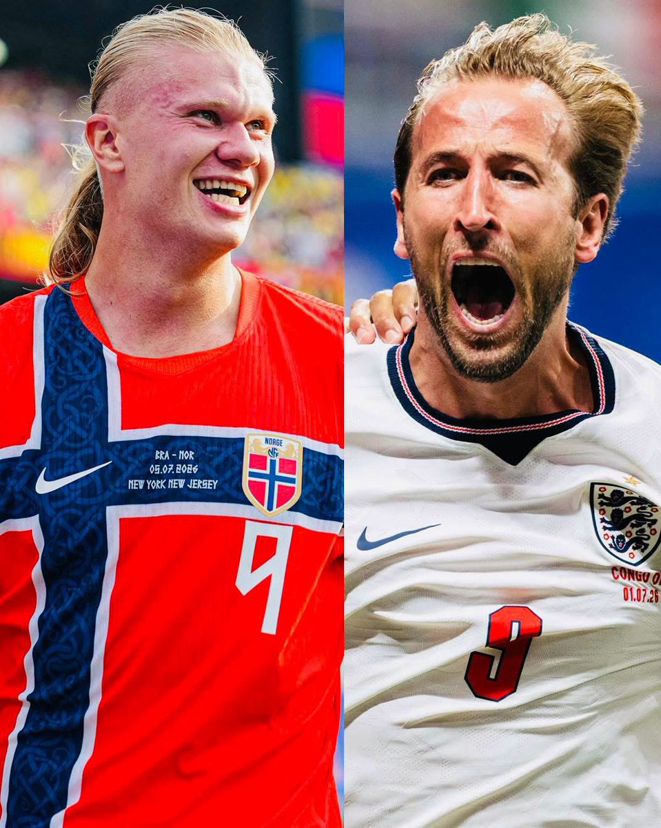 ColyPape5's tweet photo. 🚨 QUELLE AFFICHE !
QUART DE FINALE : NORVÈGE 🆚 ANGLETERRE
🇳🇴 NORVÈGE ⚔️ ANGLETERRE 🏴
Haaland face à Kane 😍
Après avoir sorti le Brésil, les Norvégiens visent les demis !
Ça va être énorme 🔥
#FIFAWorldCup #Mondial2026 #NORvENG #Haaland #Kane #QuartDeFinale
@ColyPape5 https://t.co/ezeVvoFoVT