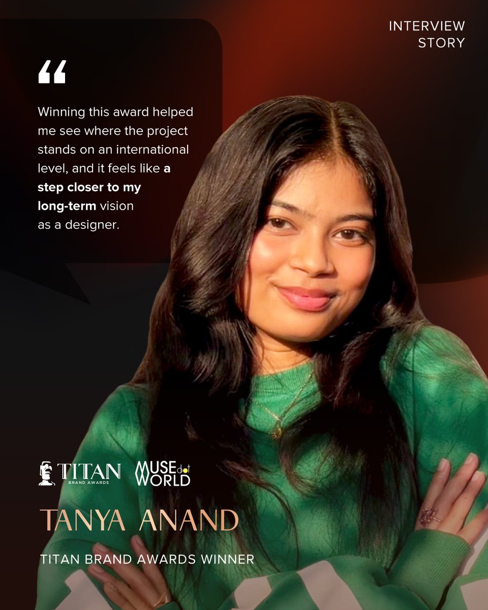 tbraawards's tweet photo. #WinnerInterview: The Thinking Behind Tanya Anand’s Communication Design Practice
Full Testimonial: https://t.co/Q5heKVwby2
🔗 Go to the link in bio

#TITANAwards #TITANBrandAwards #BrandAwards #BrandStrategy #BrandLeadership #MarketPositioning https://t.co/rstk6rNI10