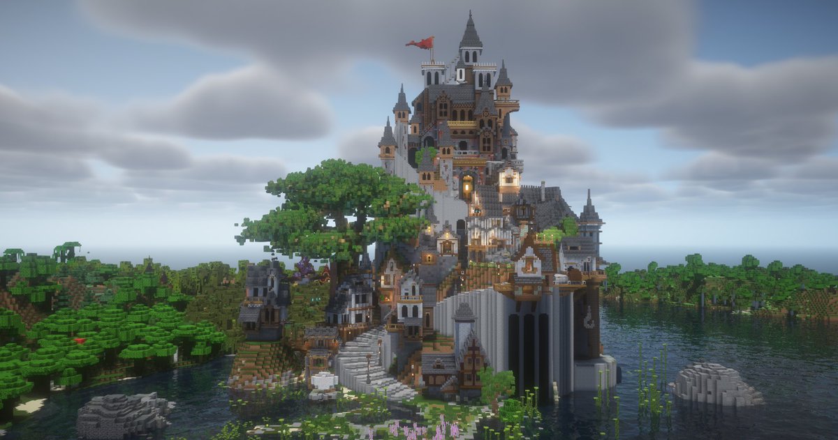Kaito_Builder's tweet photo. 色んな人と合作しました。自分は城と木を作りました。楽しかったです♪
#GodSeedBuild #Minecraft https://t.co/12yIkpQ3cd