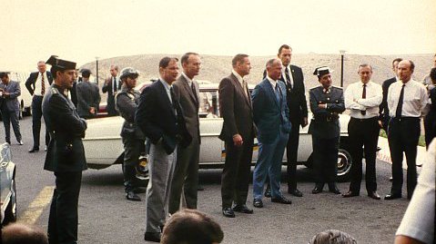 luisancor's tweet photo. @Barnouls Tema interesante. Durante la misión de Apolo 11 en julio de 1969, la Estación Espacial de Maspalomas permitió mantener el enlace con la nave durante diferentes fases del vuelo.

Una foto de Neil Armstrong, Buzz Aldrin y Michael Collins en su viaje de agradecimiento a Canarias. https://t.co/7uMGrx00zJ