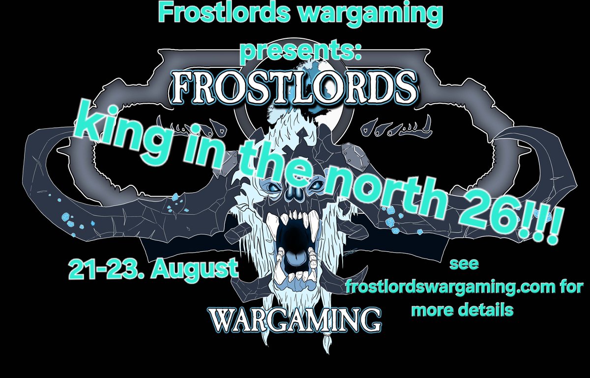 LarsDahl4's tweet photo. Friendly reminder to all y'all fine folks that there are still spots left for the world's northernmost AoS tournament! Come enjoy the midnight sun and the great vibes that king in the north is renowned for! 

Spread the word! And remember: Fires good!

#aos #ageofsigmar https://t.co/LmLFeLHOjU