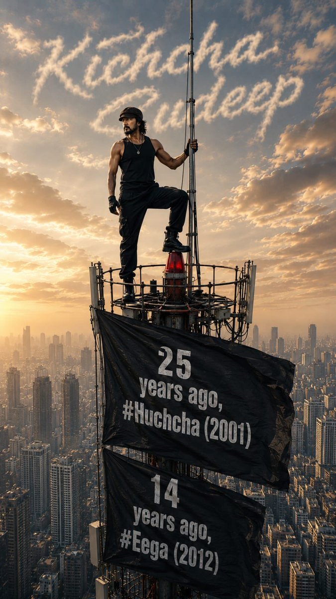 BDKSFAOfficial's tweet photo. Two milestones. One legendary journey.🤗♥️
#Huchcha and #Eega aren't just films—they're emotions that will inspire generations forever. Congratulations, Boss!❤️🙏
Namma @KicchaSudeep Boss 👑
#KicchaSudeep #25YearsOfHuchcha #14YearsOfEega #BBK13 https://t.co/5IbXoOUTTT