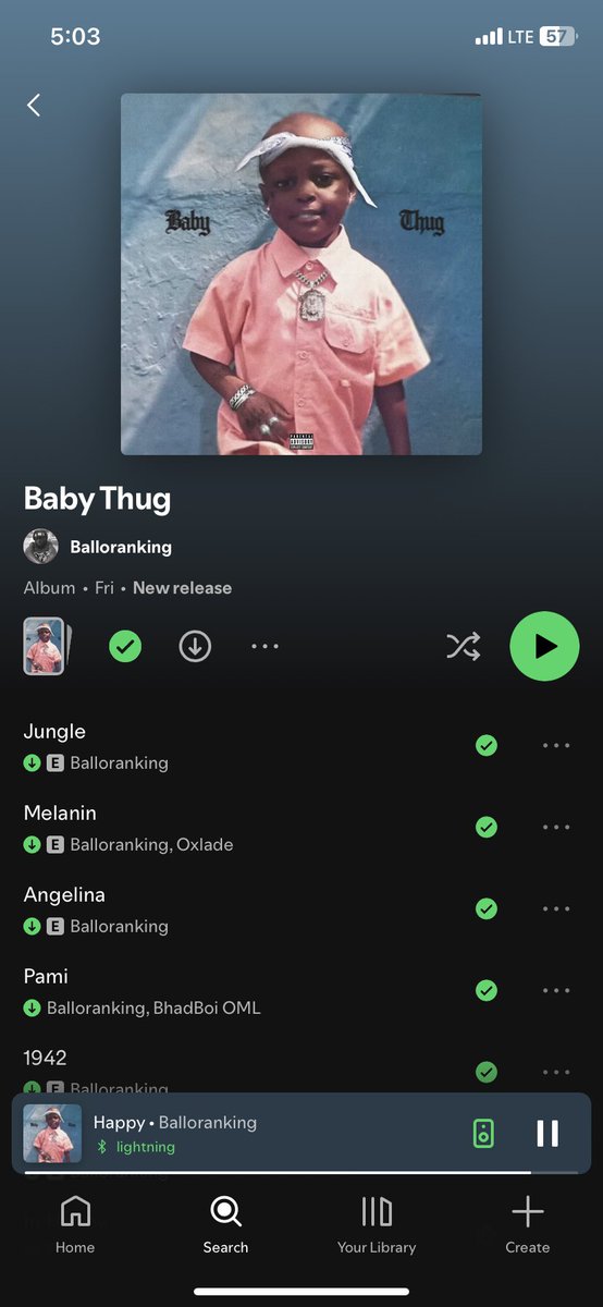 EngrAde07's tweet photo. This baby thug album by Balloranking na mad hit 🥵💥💥💥💥💥💥💥💥 https://t.co/eioMbOD8va