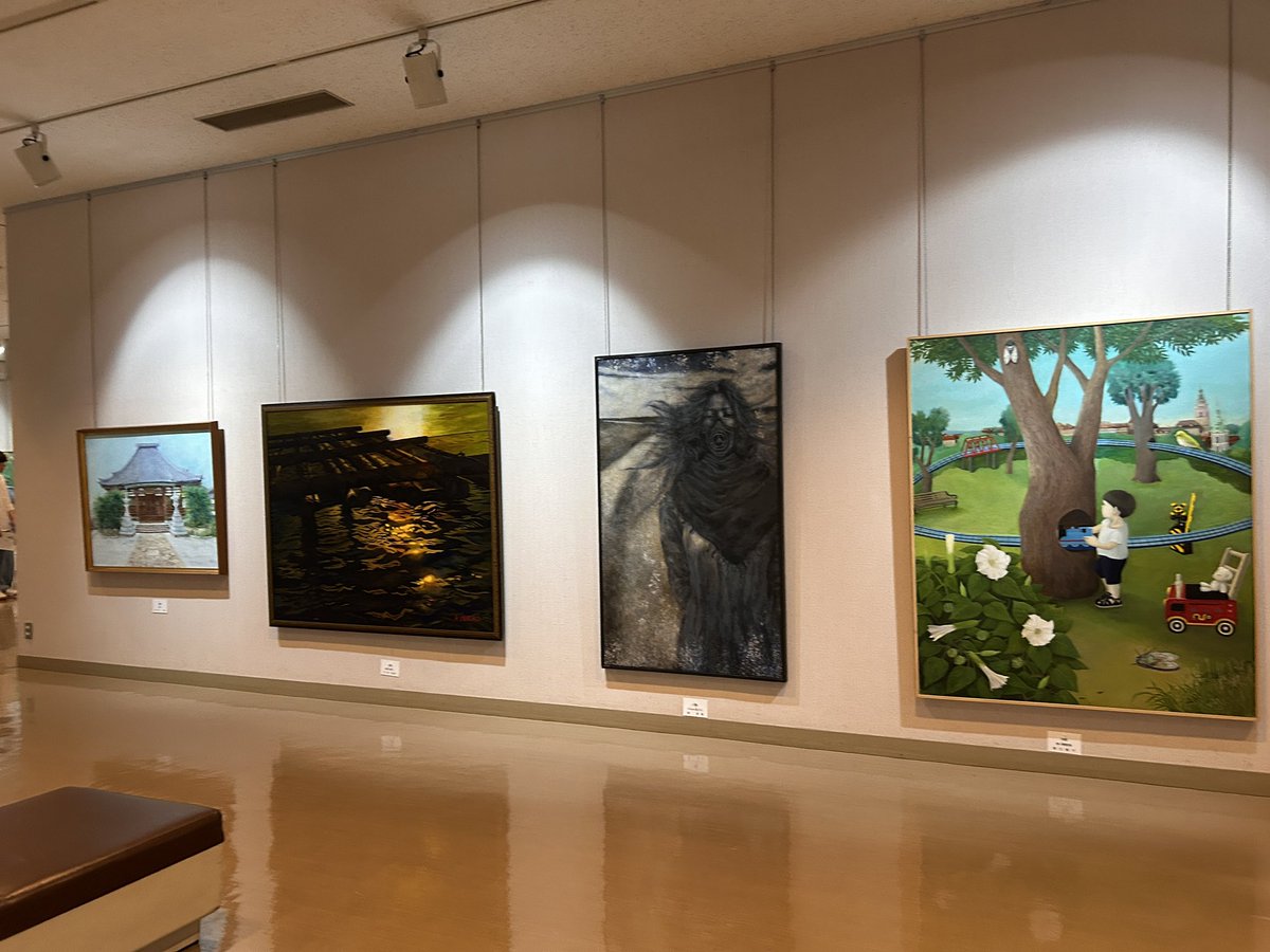 shinkyo_hiro's tweet photo. 呉美術協会会員展及び物故作家展
2026年7月2日(木)〜7月6日(月)
呉市立美術館
新協美術会の呉市在住の会員の作品が展示されました。
#art
#artist
#呉市
#絵画 https://t.co/s0Ya5nAuds
