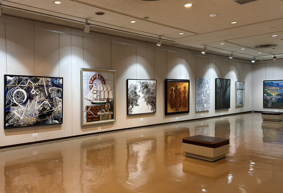 shinkyo_hiro's tweet photo. 呉美術協会会員展及び物故作家展
2026年7月2日(木)〜7月6日(月)
呉市立美術館
新協美術会の呉市在住の会員の作品が展示されました。
#art
#artist
#呉市
#絵画 https://t.co/s0Ya5nAuds