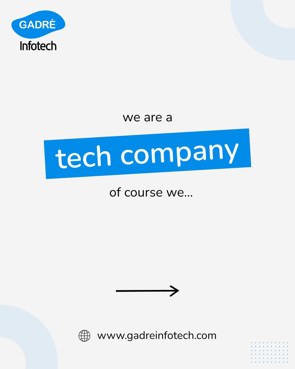 gadre_infotech's tweet photo. Not every software project creates business impact.
The right technology partner does.

Custom Software | Web &amp; Mobile Apps | UI/UX | Ecommerce | Enterprise Solutions

#SoftwareDevelopment #DigitalTransformation #TechPartner #Innovation #BusinessGrowth https://t.co/DP4m30cfCQ