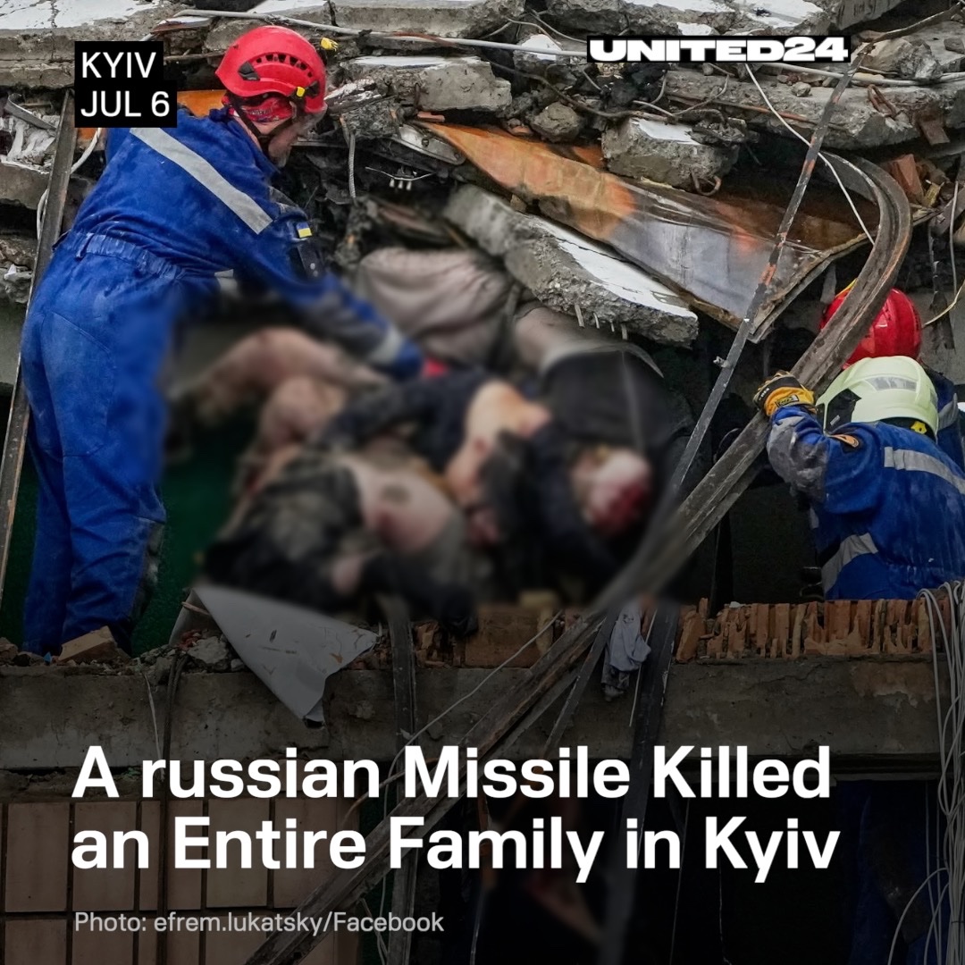 U24_gov_ua's tweet photo. They were just sleeping peacefully in their home last night. russian war criminals murdered this innocent family with a missile. 

These horrific images are impossible to look at — but everyone needs to.
As a reminder why russia and their inhumane crimes must be stopped. https://t.co/ghhjg78Akg