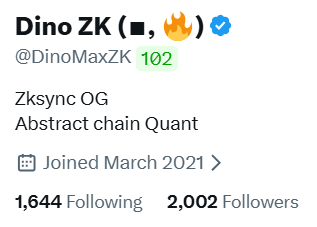 DinoMaxZK's tweet photo. 2,000 followers. ✅

After what felt like forever at 1,999, we finally broke through.

Thanks to everyone who follows my journey, shares ideas, and enjoys my Abstract, ZK and other content.

Next stop: 3K. https://t.co/aozomtq4lI