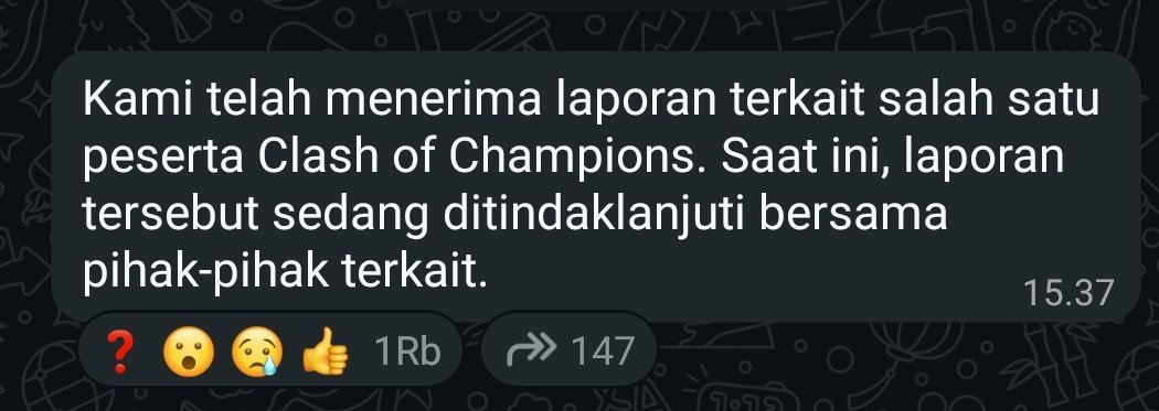 gulaagulali's tweet photo. Beritanya udah sampe ke ruang guru, mari kita tunggu kelanjutannya langsung dari RG.
semoga masalah ini secepatnya bisa diselesaikan.
Sr: ch kak iman https://t.co/zG8RiTmbUF