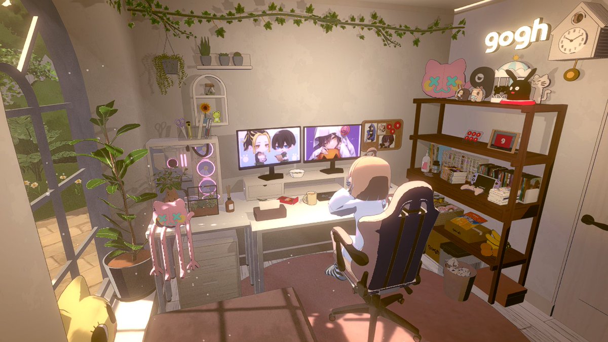 お部屋どんな感じになってたっけとふと思って久しぶりにgogh開いた
