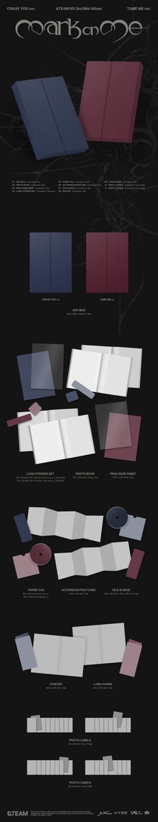andTEAMluneGBL's tweet photo. 🌐 [NOTICE] 260705

&TEAM 2nd KR mini-album "Mark on Me" pre-orders have begun! 

Versions —
• CRAVE YOU ver. 
• TAME ME ver. 
• SOLO members ver. (9) 
• Mini CD-R ver. 

Album Release:
📅 8th September
🕕 06:00PM KST/JST

📅 21st September (Physical album release in Japan stores)
_____
*𝘌𝘷𝘦𝘳𝘺 𝘢𝘭𝘣𝘶𝘮 𝘣𝘰𝘶𝘨𝘩𝘵 𝘧𝘳𝘰𝘮 𝘑𝘢𝘱𝘢𝘯𝘦𝘴𝘦 𝘴𝘵𝘰𝘳𝘦𝘴, 𝘸𝘪𝘭𝘭 𝘤𝘰𝘯𝘵𝘳𝘪𝘣𝘶𝘵𝘦 𝘵𝘰 𝘖𝘳𝘪𝘤𝘰𝘯 𝘢𝘯𝘥 𝘉𝘪𝘭𝘭𝘣𝘰𝘢𝘳𝘥 𝘑𝘢𝘱𝘢𝘯 𝘤𝘩𝘢𝘳𝘵𝘴 🇯🇵
*𝘌𝘷𝘦𝘳𝘺 𝘢𝘭𝘣𝘶𝘮 𝘣𝘰𝘶𝘨𝘩𝘵 𝘧𝘳𝘰𝘮 𝘑𝘢𝘱𝘢𝘯𝘦𝘴𝘦 𝘴𝘵𝘰𝘳𝘦𝘴, 𝘸𝘪𝘭𝘭 𝘢𝘭𝘴𝘰 𝘤𝘰𝘯𝘵𝘳𝘪𝘣𝘶𝘵𝘦 𝘵𝘰 𝘏𝘢𝘯𝘵𝘦𝘰 𝘢𝘯𝘥 𝘊𝘪𝘳𝘤𝘭𝘦 𝘈𝘭𝘣𝘶𝘮 𝘤𝘩𝘢𝘳𝘵𝘴 🇰🇷
*𝘛𝘩𝘦 𝘴𝘢𝘭𝘦𝘴 𝘧𝘳𝘰𝘮 𝘑𝘢𝘱𝘢𝘯𝘦𝘴𝘦 𝘴𝘵𝘰𝘳𝘦𝘴 𝘸𝘪𝘭𝘭 𝘕𝘖𝘛 𝘳𝘦𝘧𝘭𝘦𝘤𝘵 𝘰𝘯 𝘏𝘢𝘯𝘵𝘦𝘰 𝘰𝘳 𝘊𝘪𝘳𝘤𝘭𝘦 𝘤𝘩𝘢𝘳𝘵𝘴 𝘧𝘳𝘰𝘮 8𝘵𝘩-21𝘴𝘵 𝘚𝘦𝘱𝘵𝘦𝘮𝘣𝘦𝘳 𝘥𝘶𝘦 𝘵𝘰 𝘥𝘦𝘭𝘢𝘺𝘦𝘥 𝘴𝘩𝘪𝘱𝘱𝘪𝘯𝘨. 
𝘊𝘢𝘳𝘦𝘧𝘶𝘭𝘭𝘺 𝘤𝘰𝘯𝘴𝘪𝘥𝘦𝘳 𝘸𝘩𝘦𝘯 𝘣𝘶𝘺𝘪𝘯𝘨 𝘪𝘯 𝘳𝘦𝘭𝘢𝘵𝘪𝘰𝘯 𝘸𝘪𝘵𝘩 𝘒𝘰𝘳𝘦𝘢𝘯 𝘮𝘶𝘴𝘪𝘤 𝘴𝘩𝘰𝘸𝘴 𝘵𝘳𝘢𝘤𝘬𝘪𝘯𝘨. 

#MarkonMe #andTEAM #앤팀
@andTEAM_members