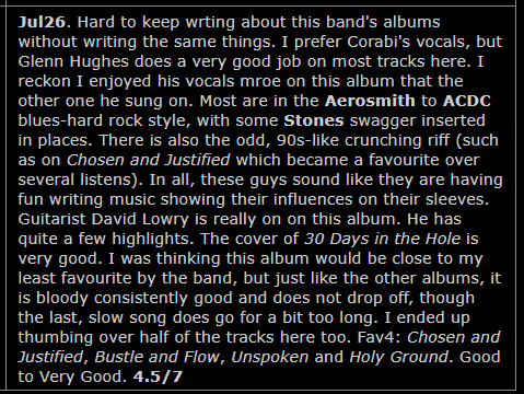 7RockLists's tweet photo. #HolyGround (2021) - Dead Daisies
G-VG: 4.5/7 https://t.co/UAugJ0tMRE