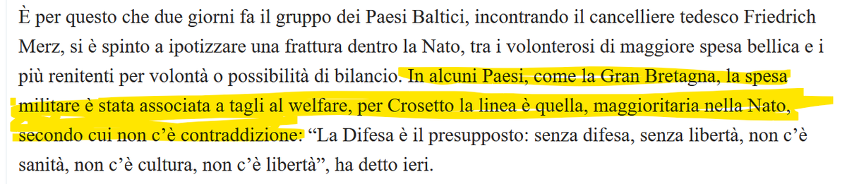 SMaurizi's tweet photo. ricordate come governo #Meloni negava,quando noi,che avevamo capito subito,vi dicevamo dove andava a parare (al più grande dirottamento di denari pubblici da #Sanità e #StatoSociale alle #Armi)? 

Ora lo ammette,xché non ha un'opposizione veemente:

https://t.co/LxRVLZjOi8 https://t.co/Vu5Kmson5x