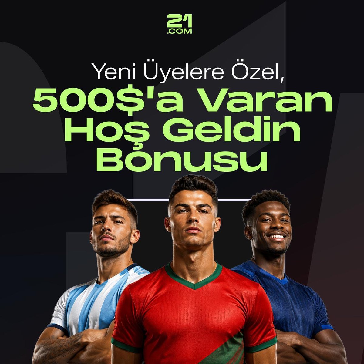 21comofficial's tweet photo. ☘️ 21'E HOŞ GELDİN ! 

🚀 Sadece yeni üyelere özel 500$ 'a varan hoş geldin bonusu avantajları.
✔️ Minimum 5$ yatırım.
✔️ 500$’a kadar hoş geldin bonusu
✔️  Bonus otomatik hesabına tanımlanır
🔤 İlk yatırımın sıradan olmasın… https://t.co/QlCTwSkXlK
