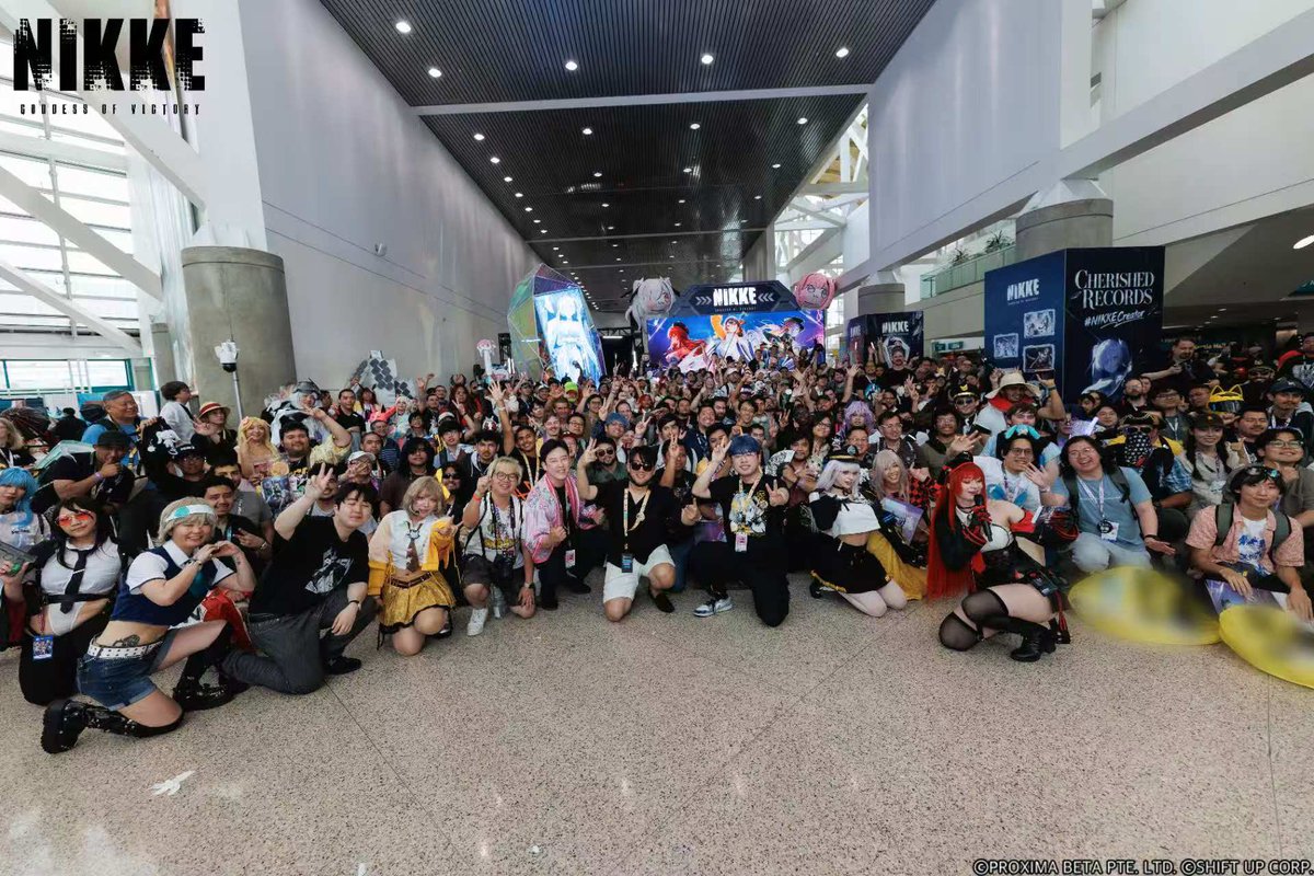 hsyoo___'s tweet photo. It was a pleasure meeting you all. We gain strength from the many words of encouragement you sent us. Thank you!

#NIKKE #AnimeExpo2026 https://t.co/zi1BXGrwUL