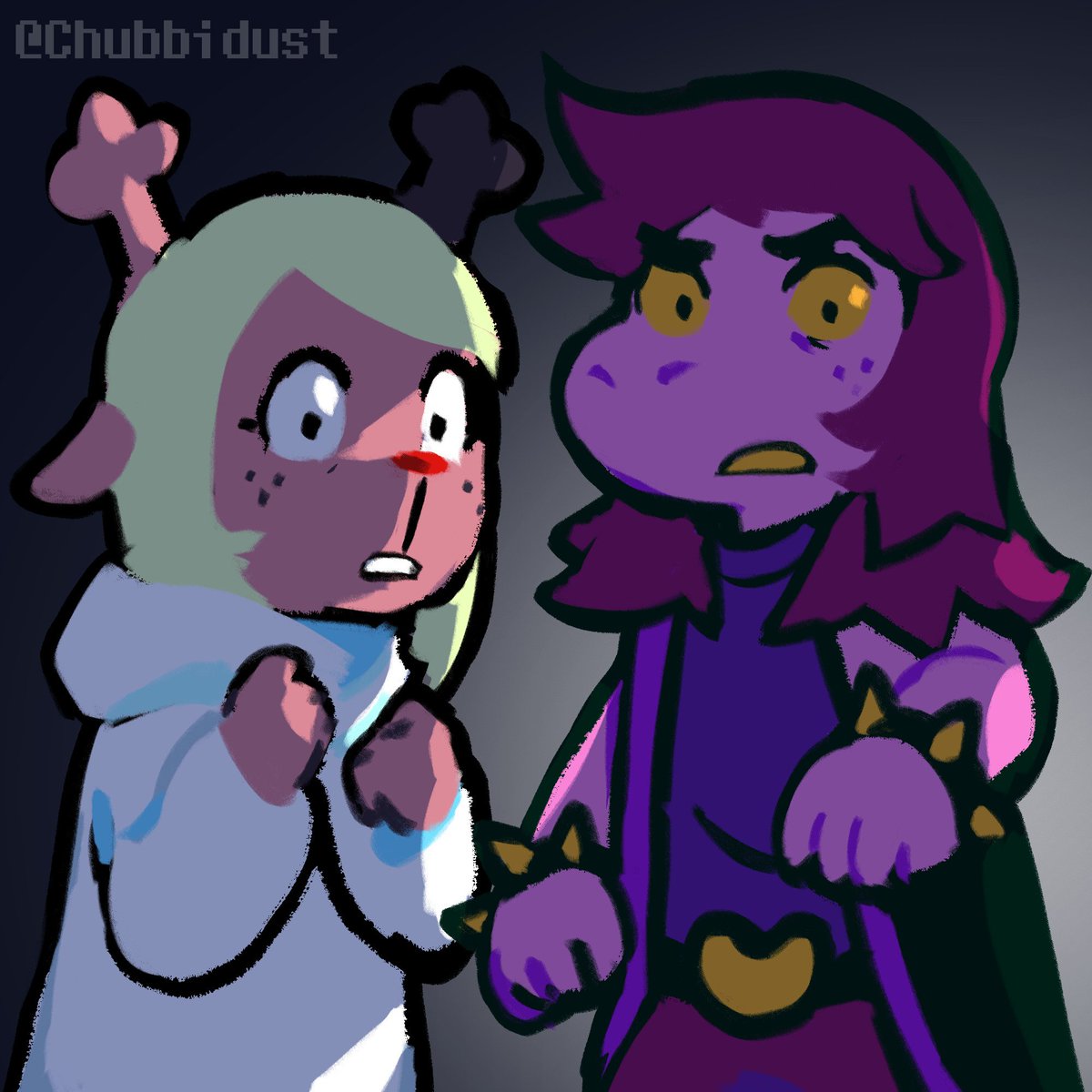 chubbidust's tweet photo. i have a really funny chapter 6 prediction
#deltarunespoilers https://t.co/VBaCnc6EZU
