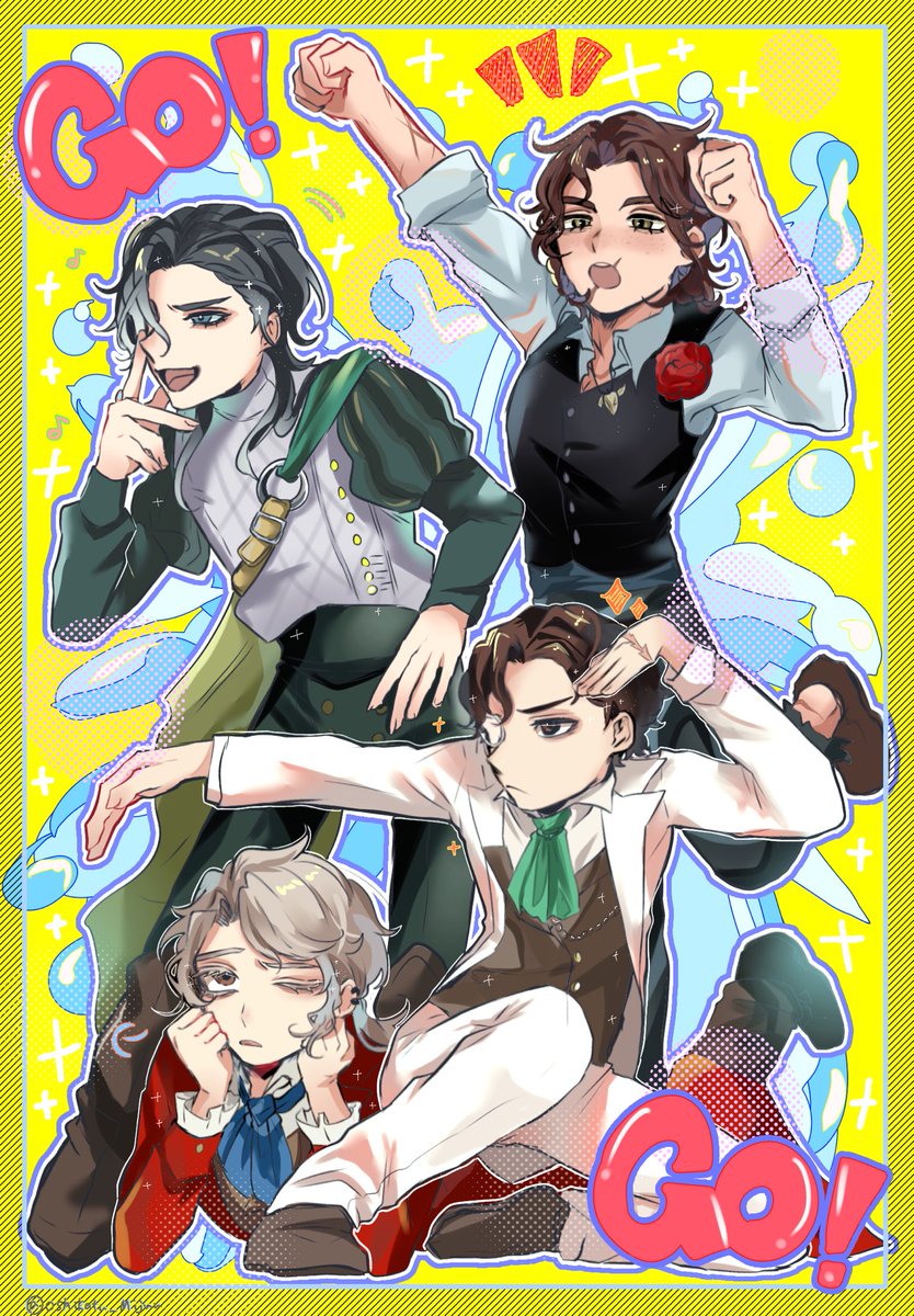 oshikatu_Mijuu's tweet photo. 新モード大体いつもこのメンツ🌹⚔️🧐🎹(新モードは絵と一切関係ない) https://t.co/BGp3OtkG6f