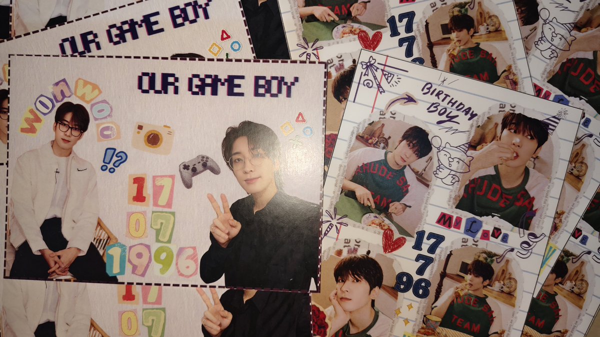 Wonwoo Birthday's freebies on pinned💓💙✨ tweet media