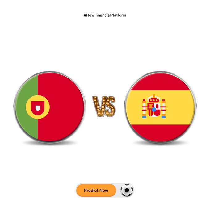 BybitArabic's tweet photo. ١٠ ساعات للتصويت ⚡

البرتغال 🇵🇹 ضد إسبانيا 🇪🇸

جوائز بقيمة $1,000,000 ب MNT. توقع واحد فقط.

اختر فريقك: https://t.co/lmdiBsARix

#BybitFootballSeason https://t.co/CvACk0FfHw