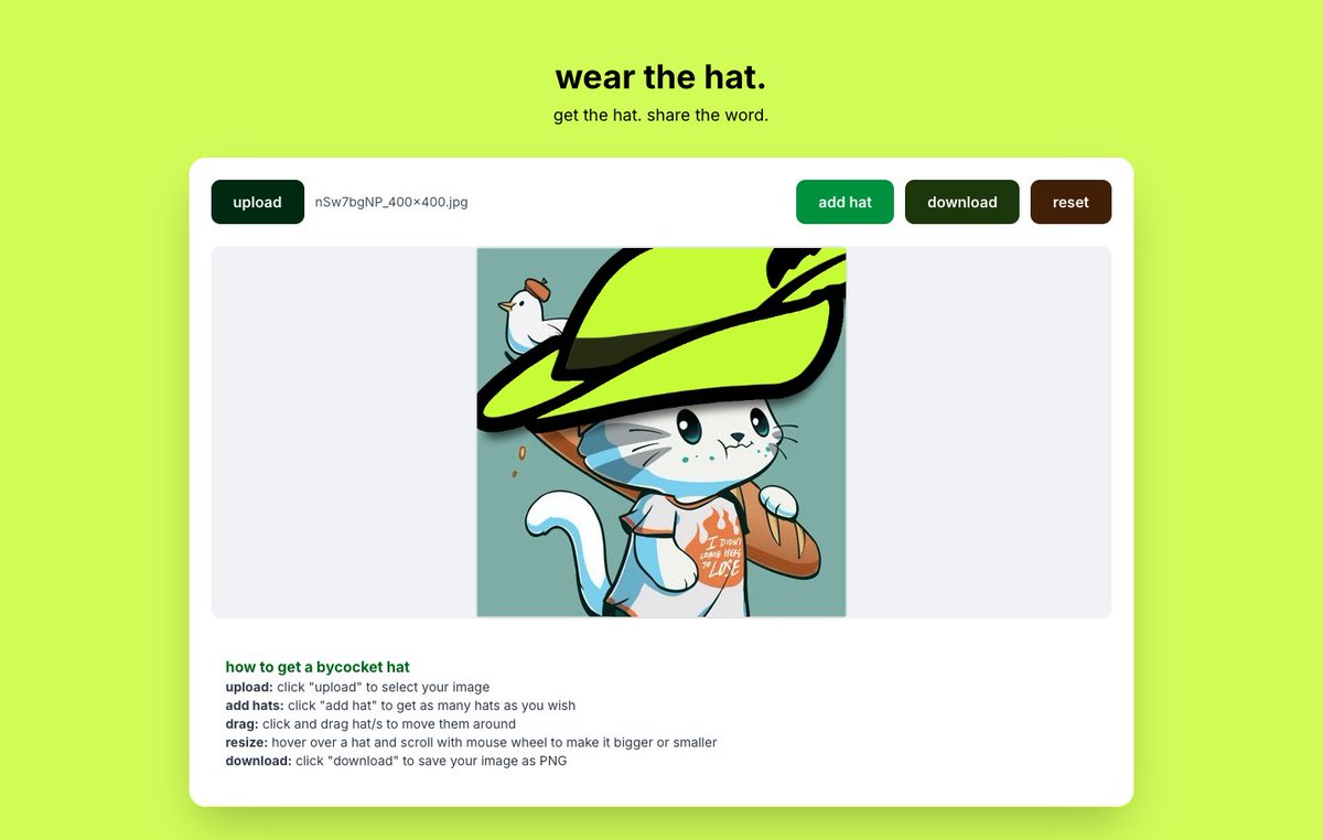 robinhood_hat's tweet photo. drop your pfp

hat will decide if it fits

⬇️

https://t.co/WmPiSR8F5g https://t.co/ePk0b8ixPF
