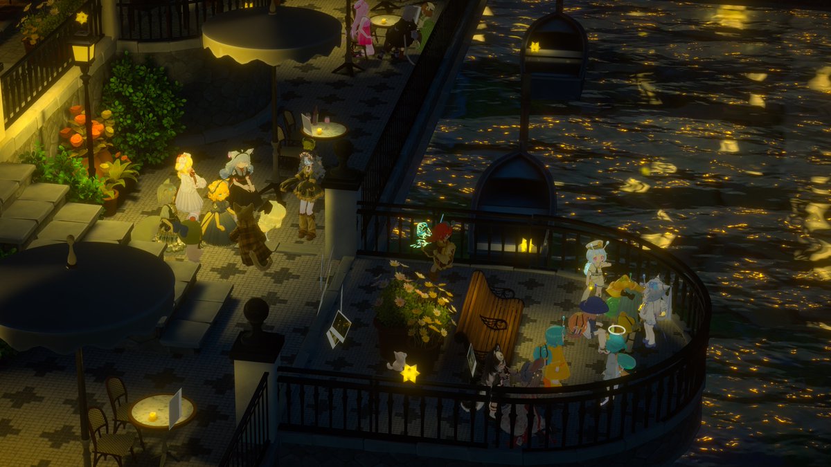 candle_vr's tweet photo. 遅ればせながら、7月の #VR深夜のお茶会 のお写真です
素敵な夜景で紅茶スコーンをいただきました https://t.co/rbxHt8sk59