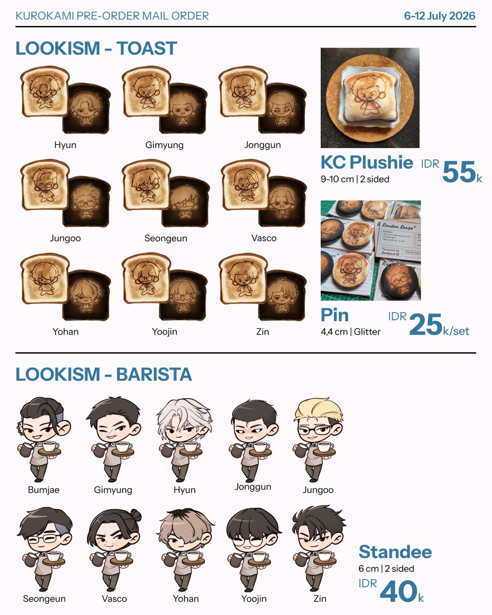 Kurokami258's tweet photo. [RT❤️]

Haloo! Pre-order Mail Order untuk fan-merch fandom Lookism sudah dibuka! ✨

📅 6–12 Juli
📪 Manual &amp; 🍊
🔗https://t.co/nZolr4Q6bD

Terima kasih! ( ദ്ദി ˙ᗜ˙ ) https://t.co/VDBwmz2Vgm